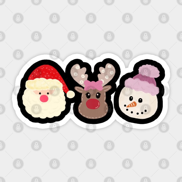 christmas santa Sticker by ithacaplus